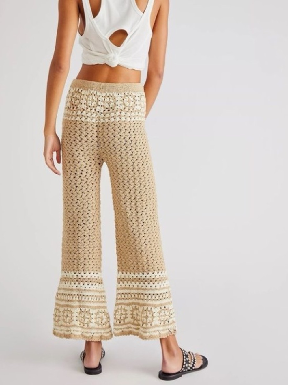 Free People X Flook crochet pants - Picture 2 of 10